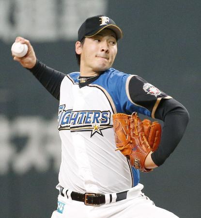 　オリックス戦に先発した日本ハム・有原＝札幌ドーム