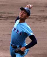 近江・京山は伊吹を完封する力投を見せた＝皇子山