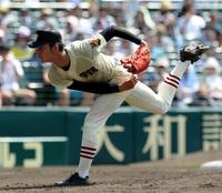 ５回２失点の好投を見せた作新学院・今井＝甲子園（撮影・開出牧）