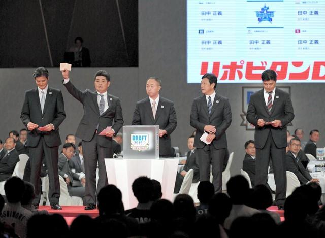 １２球団１位指名が確定　広島は慶大・加藤、巨人は中京学院大・吉川