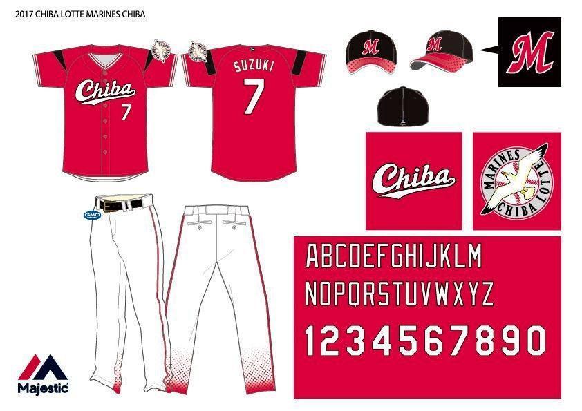 新ＣＨＩＢＡユニホームのデザイン