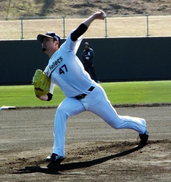 オリックス　海田がロメロ、モレルのフリー打撃に登板