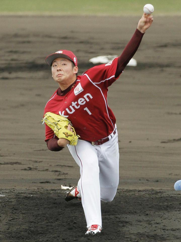 　紅白戦に先発した松井裕