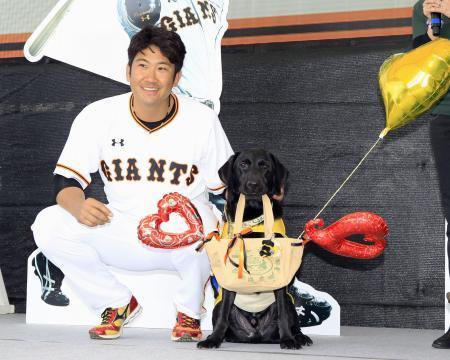 巨人の菅野、介助犬育成に支援金 １００万円を協会に寄付