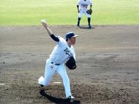 紅白戦に登板した平野