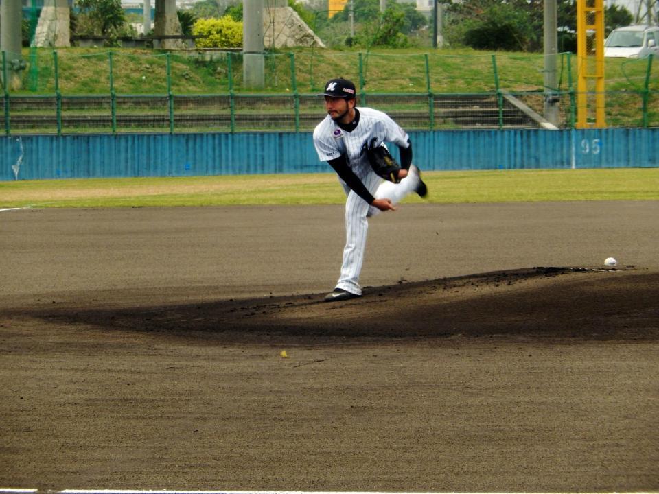 ＷＢＣに向けてシート打撃に登板した石川投手