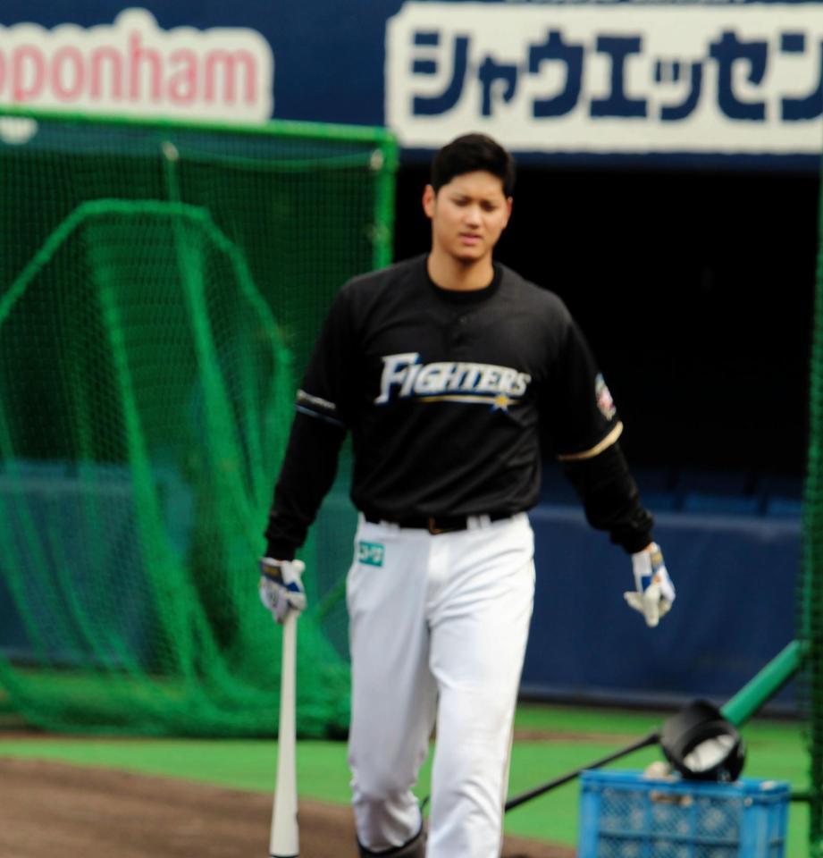 日本ハム 大谷 ｗｂｃは寮で応援 ご飯を食べている時間 鎌ケ谷で練習開始 野球 デイリースポーツ Online