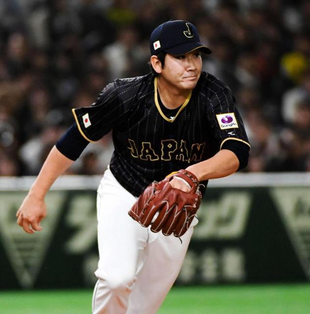 侍・菅野が五回途中１失点「もっと長くこのメンバーで野球をやりたい」