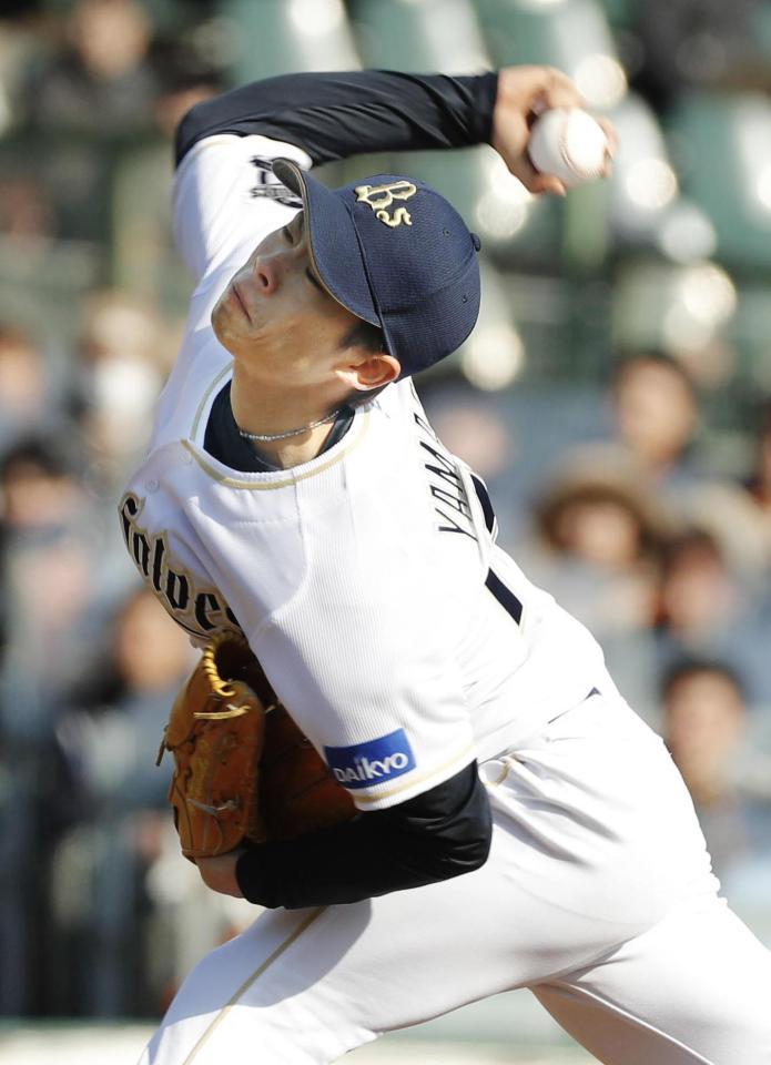 　巨人戦に２番手で登板したオリックス・山岡