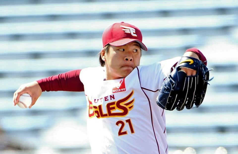 　５回１失点と好投した釜田