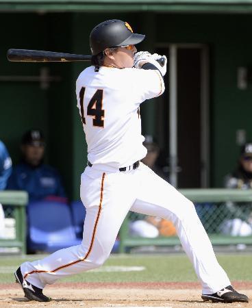 巨１-２日（２２日） 巨人・長野が１号ソロ