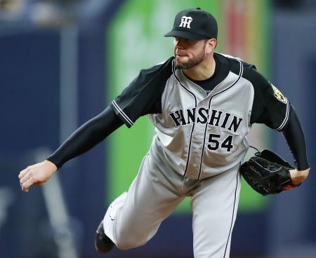 　オリックス戦に先発した阪神・メッセンジャー＝京セラドーム