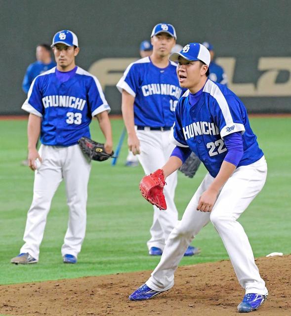 中日・大野、Ｇ戦開幕投手で気合　キーマンは坂本勇＆小林の侍コンビ