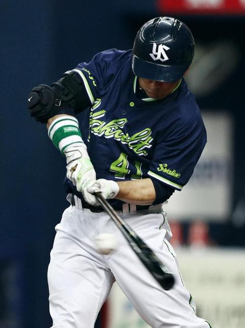 ヤクルト・雄平が先制適時打 阪神・藤浪は立ち上がり制球に苦しむ