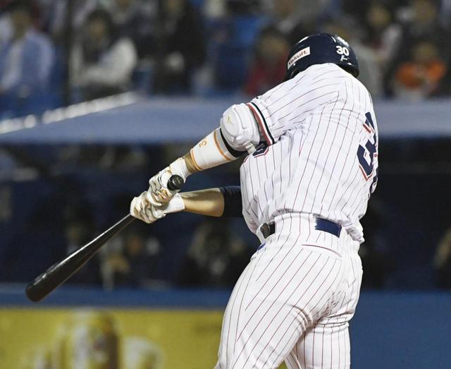 ヤクルト西田が先制打 捕手登録も離脱の畠山に代わり一塁で出場 野球 デイリースポーツ Online