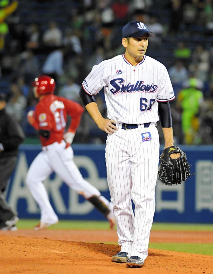 　３回、鈴木に２ランを浴びた山中