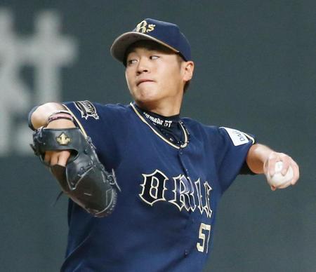 　日本ハム戦に先発したオリックス・山田＝札幌ドーム