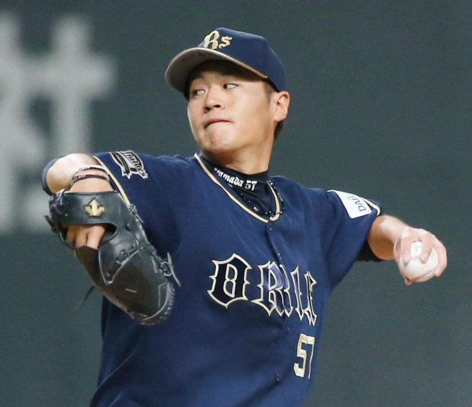 　日本ハム戦に先発したオリックス・山田＝札幌ドーム