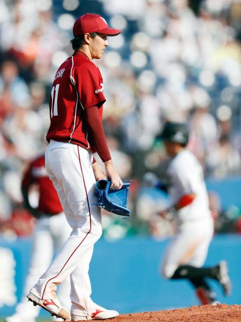 楽天・岸　快投一転、痛恨被弾　８回途中１１奪三振も移籍後初黒星