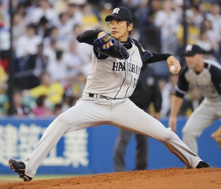 ロ０-５神（３１日） 阪神の能見が好投２勝目