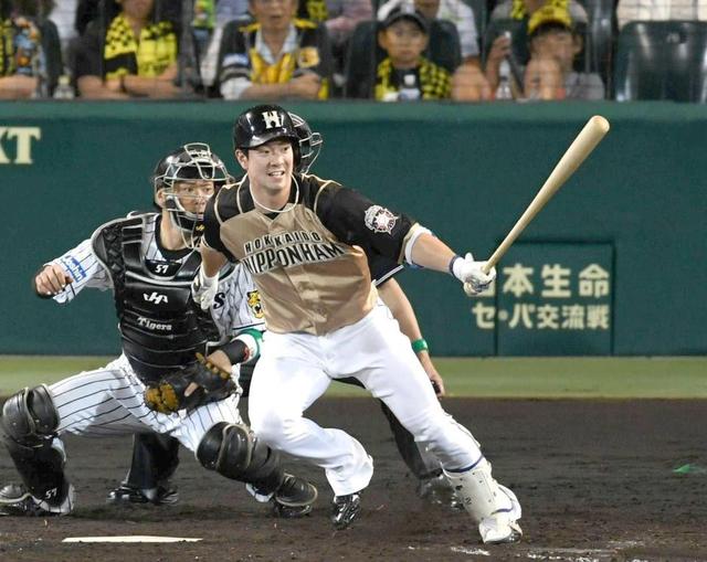 日本ハム 代打 松本で逆転 栗山監督 甲子園にきてテンション上がってた 野球 デイリースポーツ Online