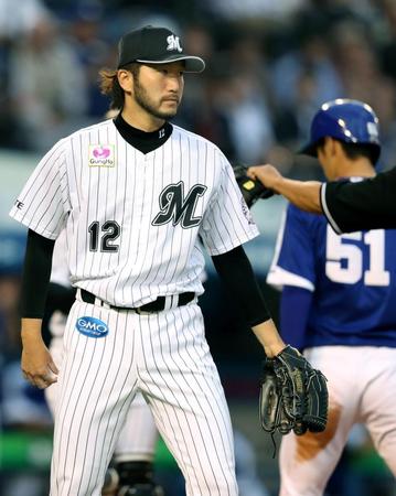 　１回、石川は犠飛で先制点を奪われる