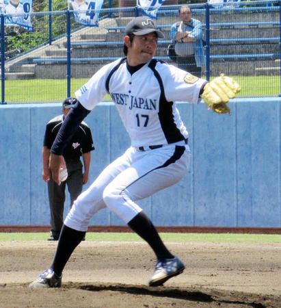 　１失点で完投勝ちした加賀美