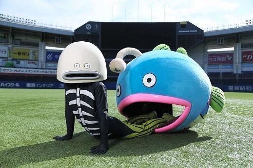 「ロッテの新キャラ「謎の魚」の第３形態