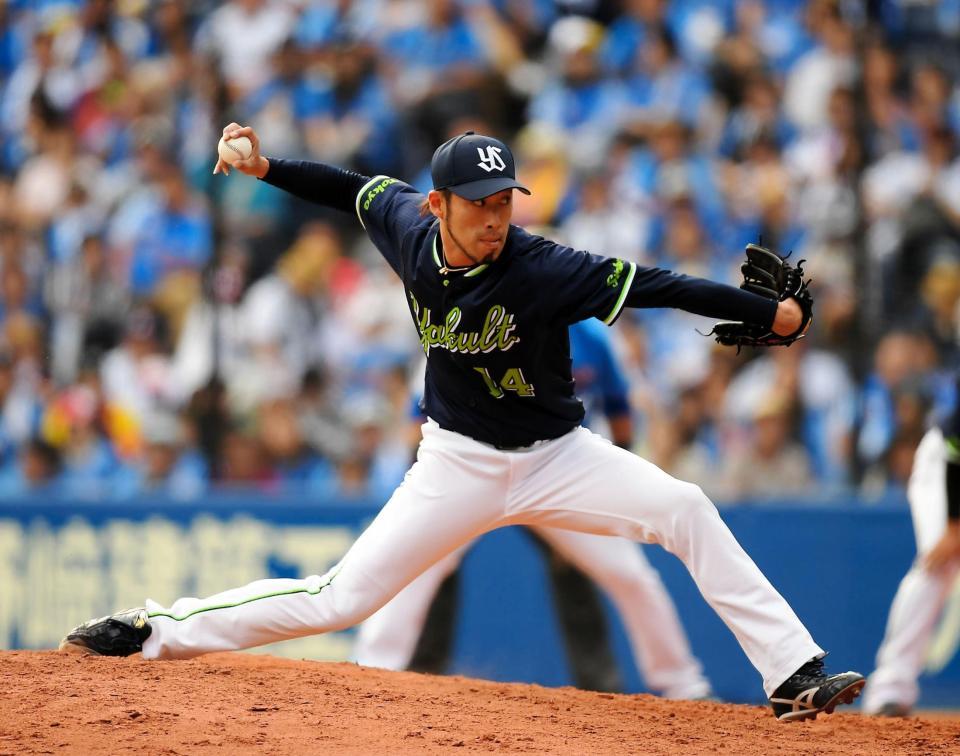 　登録抹消となったヤクルト・秋吉