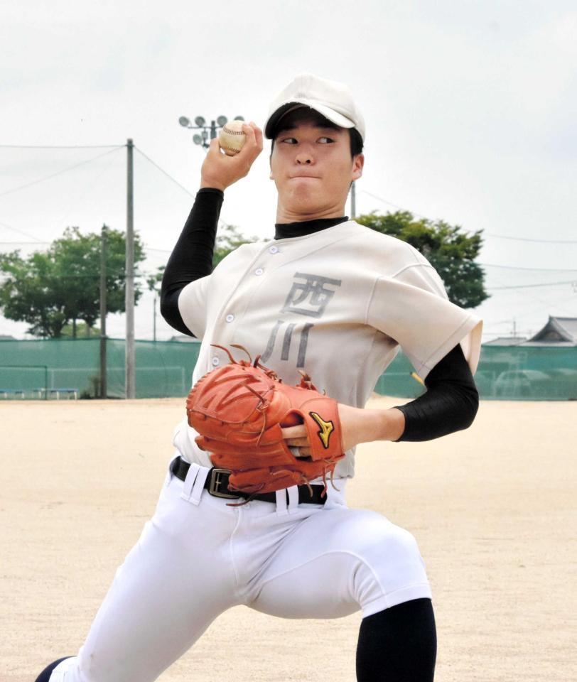 　甲子園初出場を目指す伊予のエース・西川