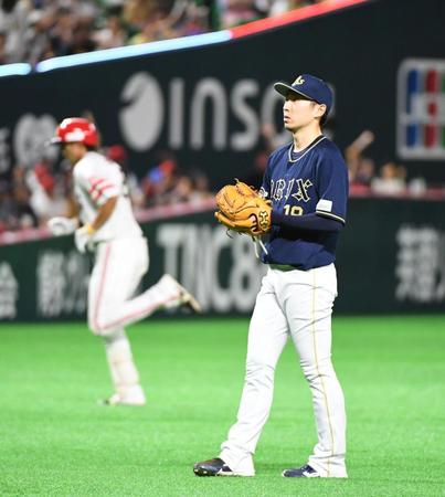 ５回、柳田に２ランを浴びた金子