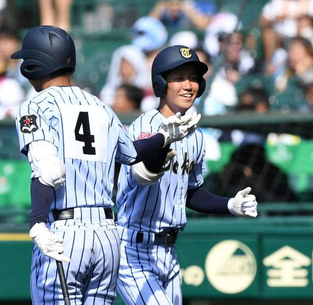 東海大菅生が初の４強入り ３本塁打で三本松に快勝 ２ ６番が甲子園で一発 野球 デイリースポーツ Online