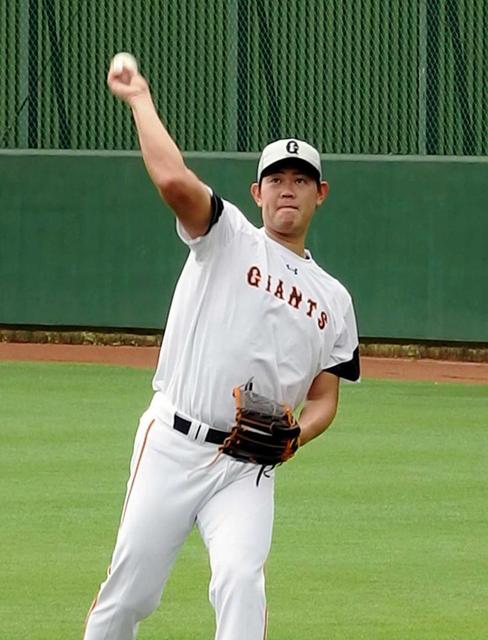 巨人・山口俊 練習再開