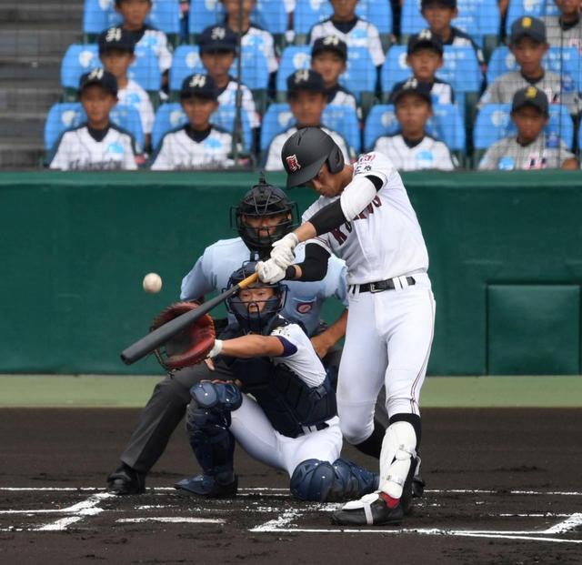 「これがプロの打球か」 広陵・中村の本塁打に相手校の外野手も驚がく