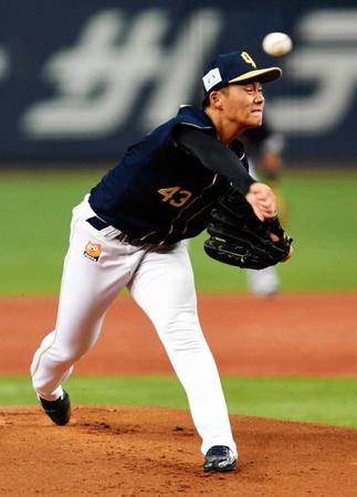 　２０日のロッテ戦で好投を見せた山本