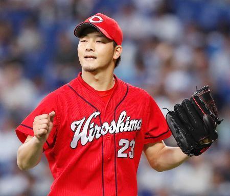 中0-3広(8日) 広島7連勝でM7