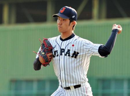 　今秋のドラフト上位候補の田嶋大樹