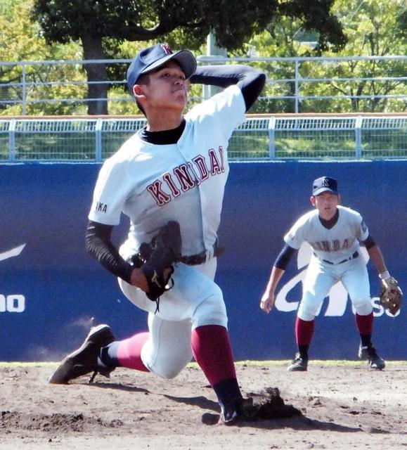 近大付・大石９回１２Ｋ　元Ｕ１５日本代表「夏の成果出せた」