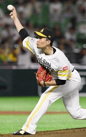 　オリックス戦に先発したソフトバンク・千賀＝ヤフオクドーム
