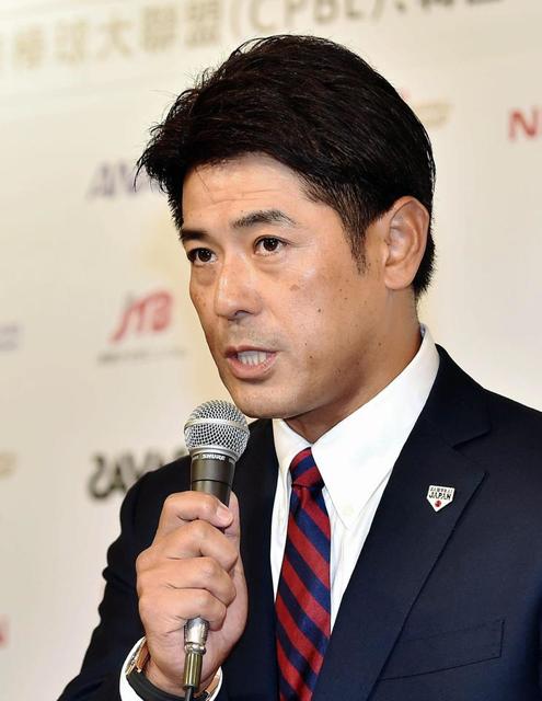 侍J稲葉監督、ライバル目の前で優勝宣言「台湾、韓国に強さ示す