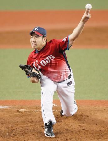 　楽天戦に先発した西武・菊池＝メットライフドーム