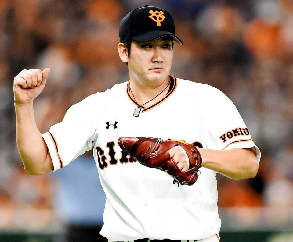 　沢村賞に選出された巨人・菅野