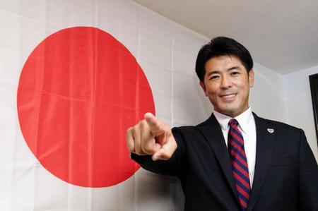 　今後の侍ジャパンについて語った稲葉監督（撮影・堀内翔）