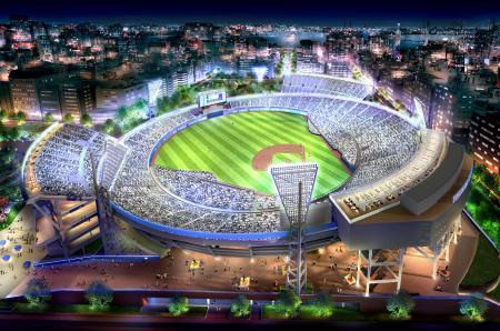 横浜スタジアム、約６千席増設 ２０年までに、五輪の野球場