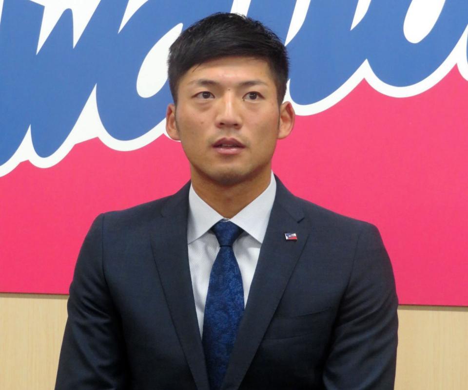 　ダウン更改で悔しいシーズンを振り返った西浦