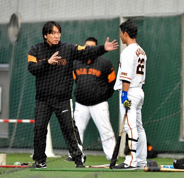 巨人・小林“ゴジラ塾”入塾 松井氏が熱血指導