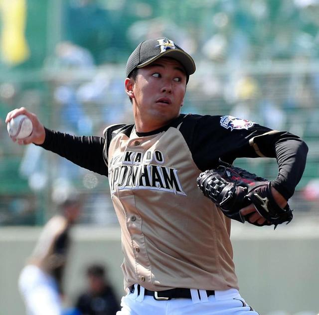 日本ハム・斎藤佑が２回無安打無失点　多彩な変化球で虎狩り　阪神と練習試合