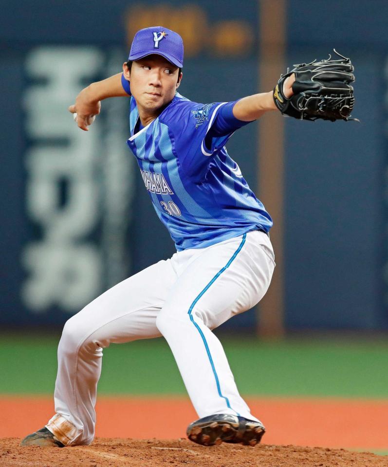 　先発し６回１失点と好投した飯塚