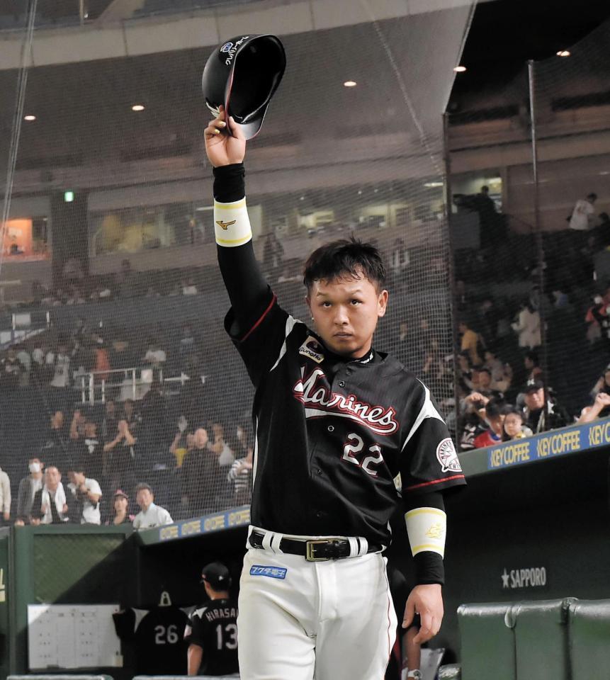 ロッテ田村、バント2度失敗のちV打「打てなかったら一生恨まれると