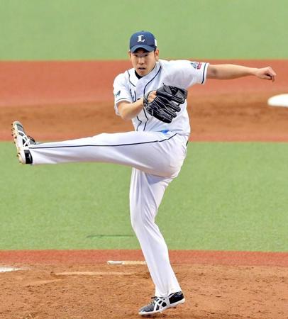 　６回を投げ無失点、５勝目を挙げた菊池